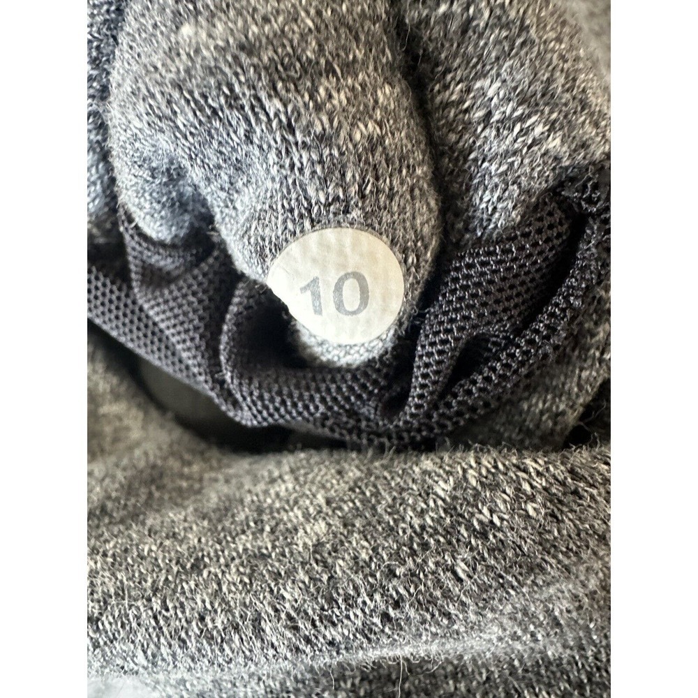 Lululemon Pleat To Street Bomber Jacket Heathered Gray Women's Size 10 H11148 - Picture 16 of 16